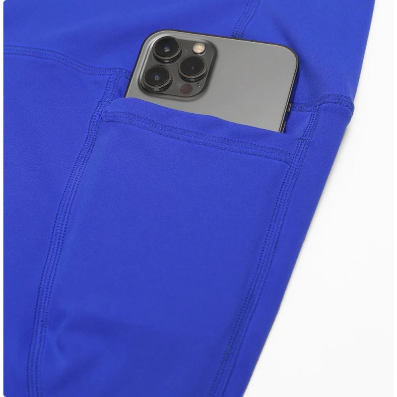 Colanți sport damă talie înaltă Albastru – FITINT 148 2025 3