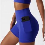 Colanți sport damă talie înaltă Albastru – FITINT 148 2025 8
