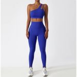 Colanți sport damă fără cusături Albastru – FITINT 446 2025 13