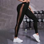 Colanți sport damă push-up talie înaltă Negru – FITINT 445 2025 19