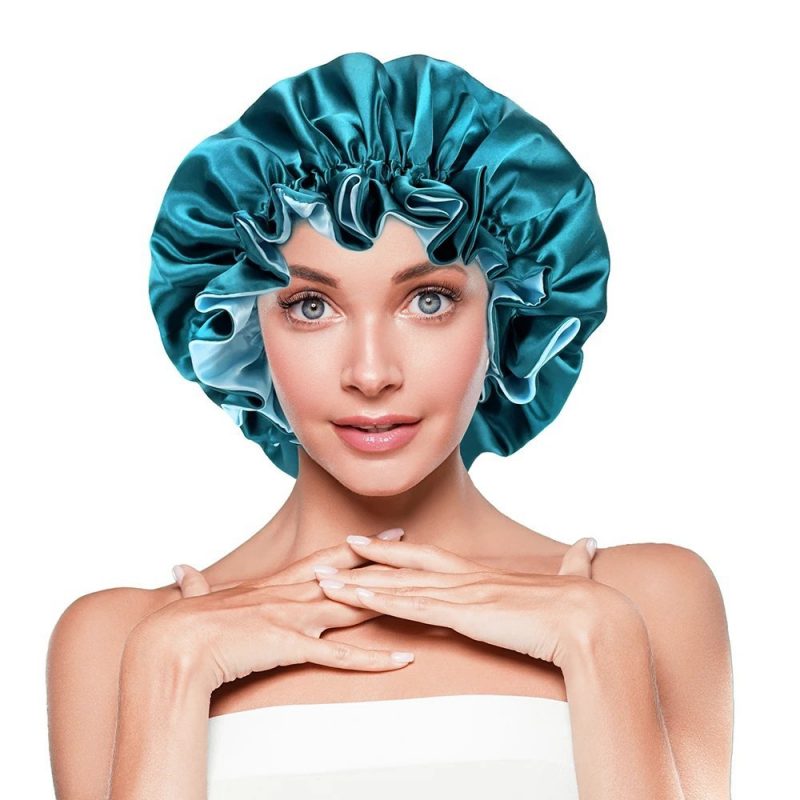 Boneta pentru par din satin cu banda elastica 352 2025 1