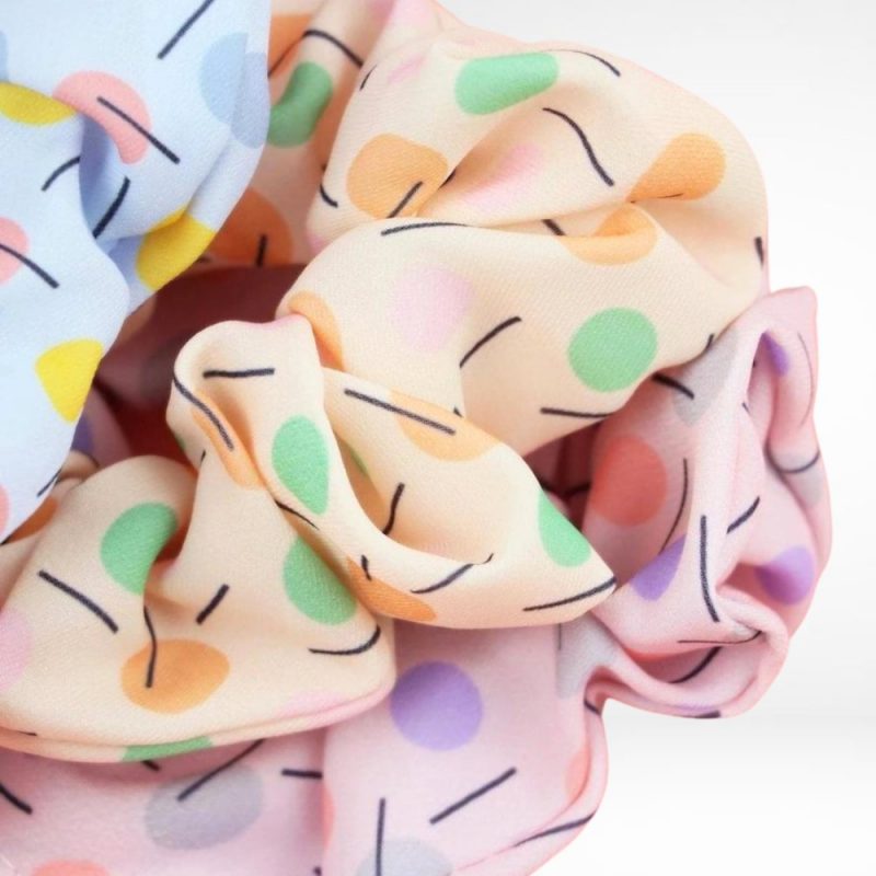 Set 3 elastic de par tip scrunchie 264 2025 6
