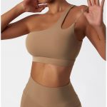 Bustieră sport damă push-up material elastic Maro – FITINT 077 2025 13