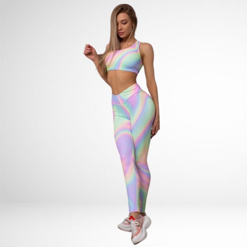 Compleu set fitness damă Multicolor – FITINT 210 2025 2