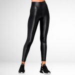 Set fitness lucios 2 piese FITINT Shiny cu push up Negru 2025 9
