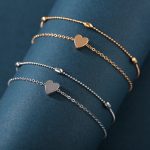 Bratara de picior aurie cu inima Love 340 damă Auriu FITINT 340 2025 34