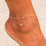 Bratara de picior aurie cu inima Love 340 damă Auriu FITINT 340 2025 14