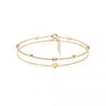 Bratara de picior aurie cu inima Love 340 damă Auriu FITINT 340 2025 30