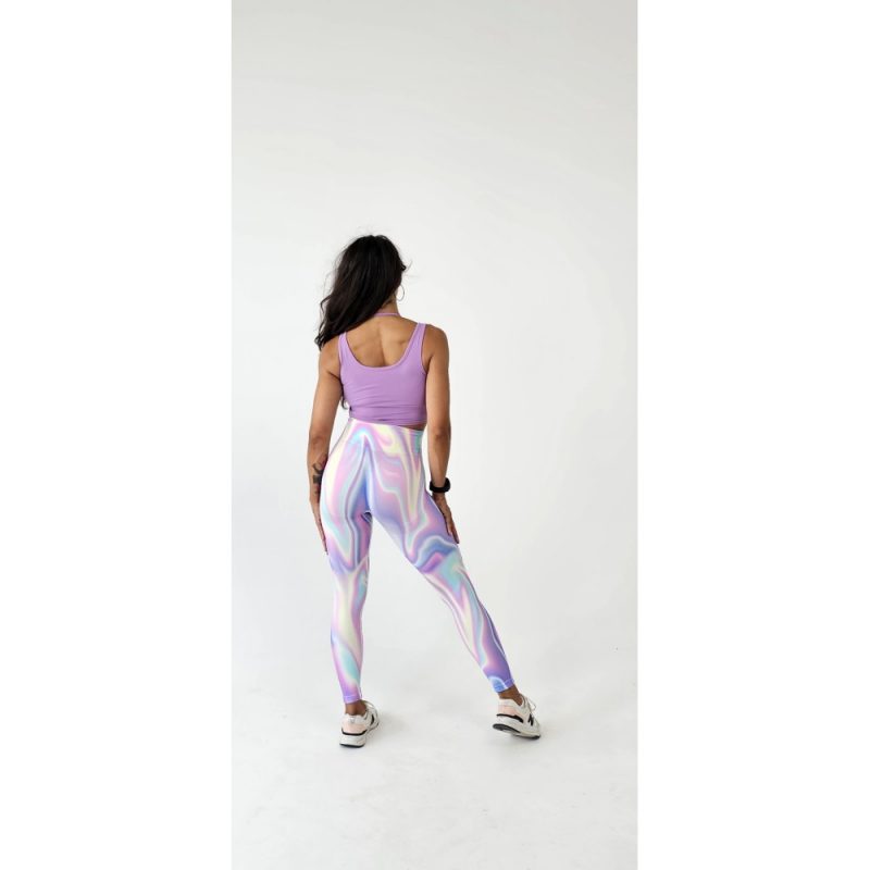 Colanți sport damă push-up talie înaltă Multicolor – FITINT 437 2025 7