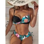 Costum de baie damă push-up talie înaltă Negru – FITINT 391 2025 8