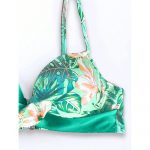 Costum de baie damă push-up talie înaltă Verde inchis – FITINT 391 2025 13