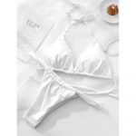 Costum de baie damă 2 piese Alb – FITINT 028 2025 11