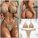 Costum de baie damă 2 piese Bej – FITINT 331 2025 10