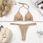 Costum de baie damă 2 piese Bej – FITINT 331 2025 14