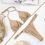 Costum de baie damă 2 piese Bej – FITINT 331 2025 16