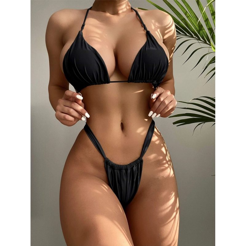 Costum de baie damă 2 piese Negru – FITINT 112 2025 1