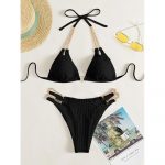 Costum de baie damă 2 piese Negru – FITINT 493 2025 14