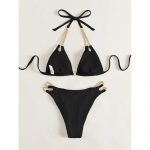 Costum de baie damă 2 piese Negru – FITINT 493 2025 18