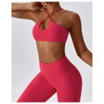 Bustieră sport damă material elastic Roz – FITINT 462 2025 18
