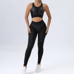 Colanți sport damă talie înaltă Negru – FITINT 471 2025 27