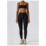 Colanți sport damă talie înaltă Negru – FITINT 466 2025 13