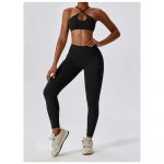 Colanți sport damă talie înaltă Negru – FITINT 466 2025 23
