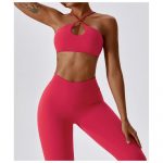 Colanți sport damă talie înaltă Roz – FITINT 465 2025 32