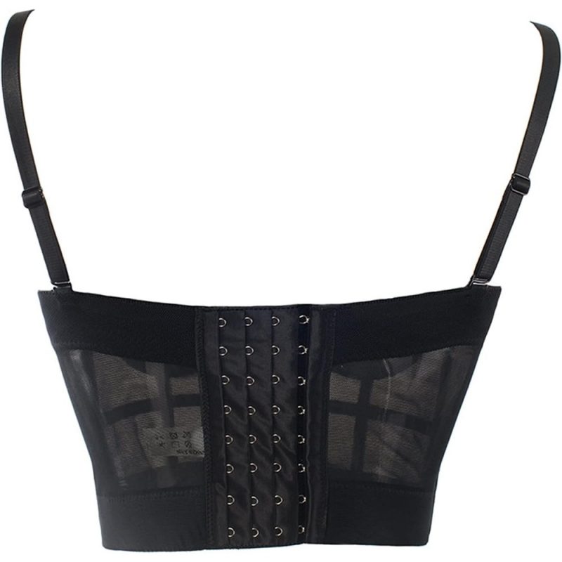 Corset cu push up Sutien Negru FITINT 475 2025 8