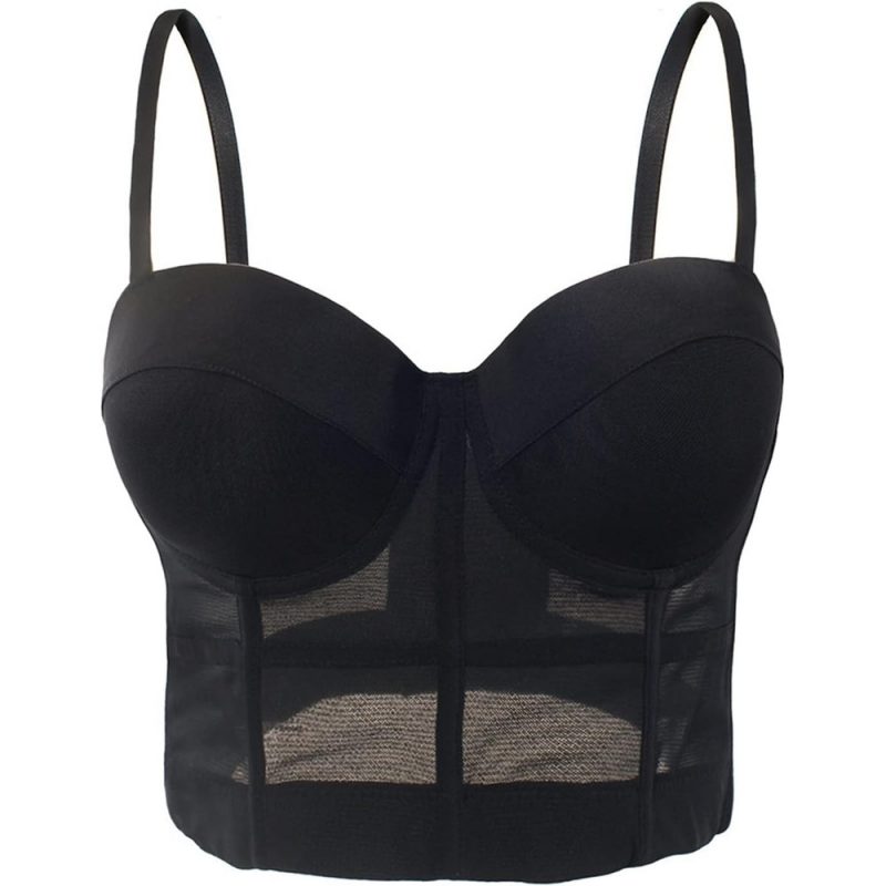 Corset cu push up Sutien Negru FITINT 475 2025 9