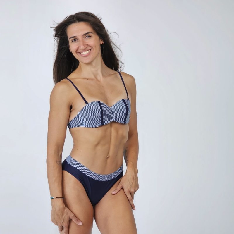 Costum de baie damă 2 piese Albastru – FITINT 004 2025 1