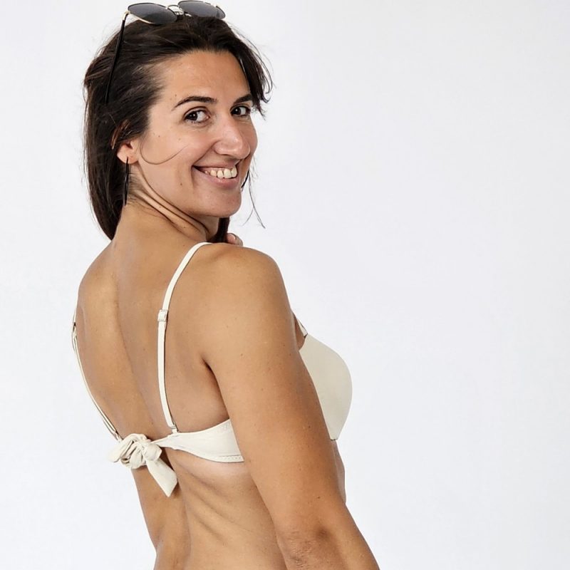 Costum de baie damă 2 piese Bej – FITINT 005 2025 5