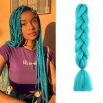 Extensii colorate de par o culoare pentru impletituri coada 486 2025 39