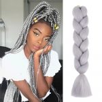 Extensii colorate de par o culoare pentru impletituri coada 486 2025 45