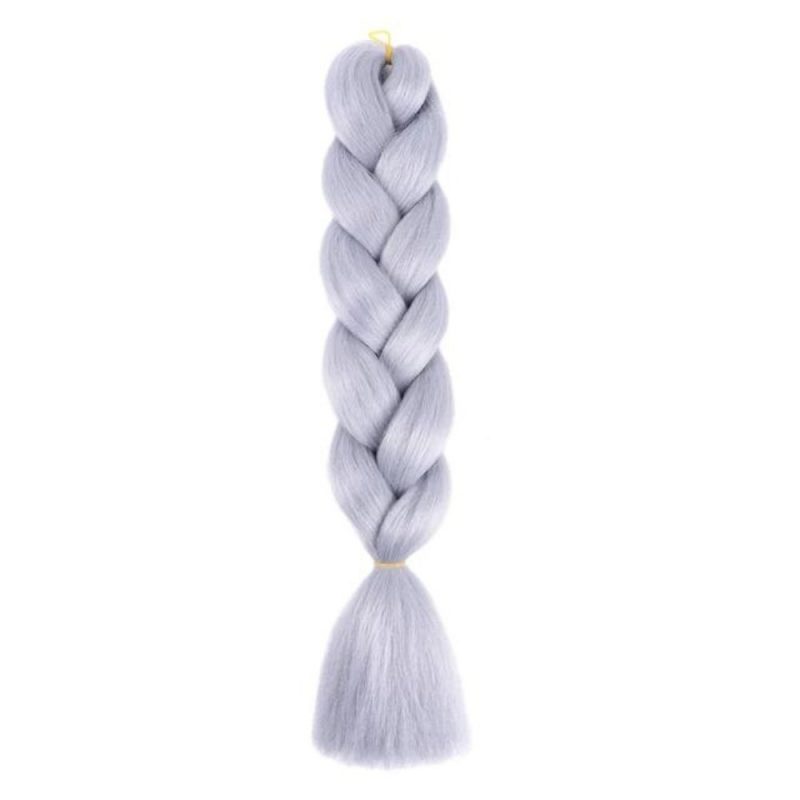 Extensii colorate de par o culoare pentru impletituri coada 486 2025 18