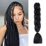 Extensii colorate de par o culoare pentru impletituri coada 486 2025 49