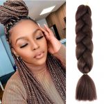 Extensii colorate de par o culoare pentru impletituri coada 486 2025 21