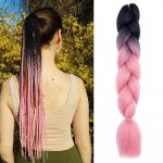 Extensii colorate de par 2 culori pentru impletituri coada 487 2025 17