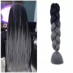 Extensii colorate de par 2 culori pentru impletituri coada 487 2025 29