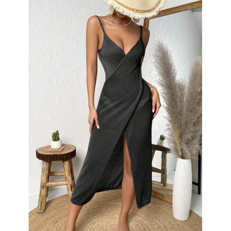 Rochie de plaja damă Negru – FITINT 483 2025 3