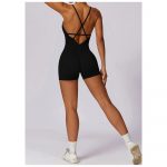 Salopetă fitness damă Negru – FITINT 459 2025 17