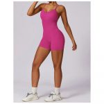 Salopetă fitness damă Roz – FITINT 458 2025 18