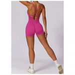 Salopetă fitness damă Roz – FITINT 458 2025 20