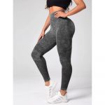 Colanți sport damă push-up talie înaltă Gri – FITINT 435 2025 12