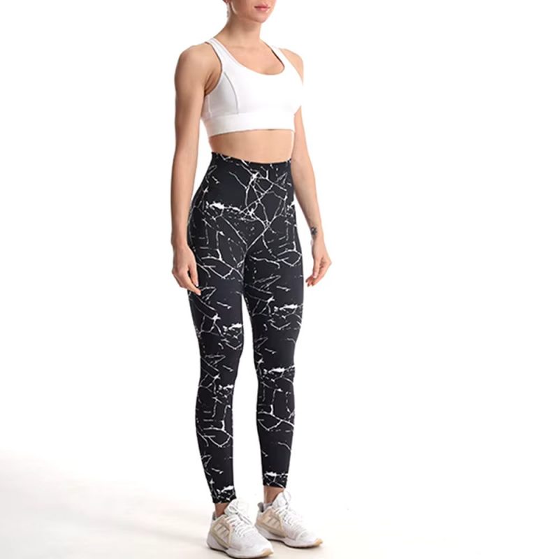 Colanți sport damă talie înaltă Argintiu – FITINT 031 2025 5