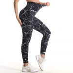 Colanți sport damă talie înaltă Argintiu – FITINT 031 2025 7