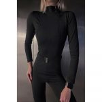 Salopeta modelatoare FITINT Leah cu fermoar dublu si curea Negru 2025 14