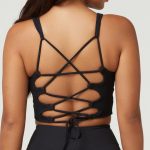 Bustieră sport damă push-up Negru – FITINT 225 2025 16