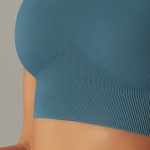Bustieră sport damă material elastic Verde – FITINT 236 2025 17