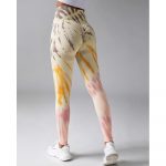 Colanți sport damă push-up talie înaltă Galben – FITINT 129 2025 14
