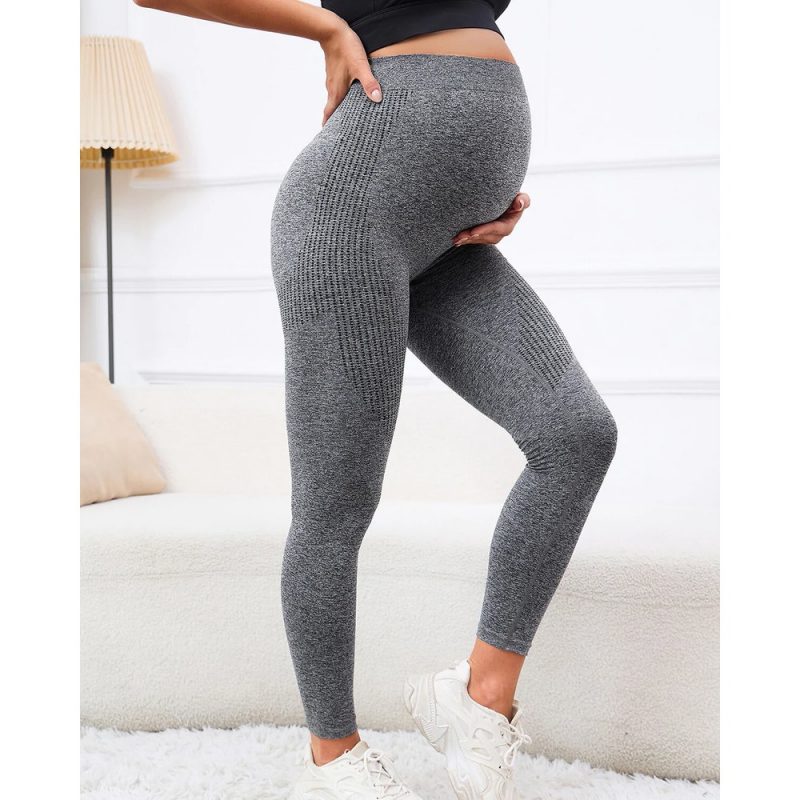 Colanți sport damă push-up Gri – FITINT 069 2025 2